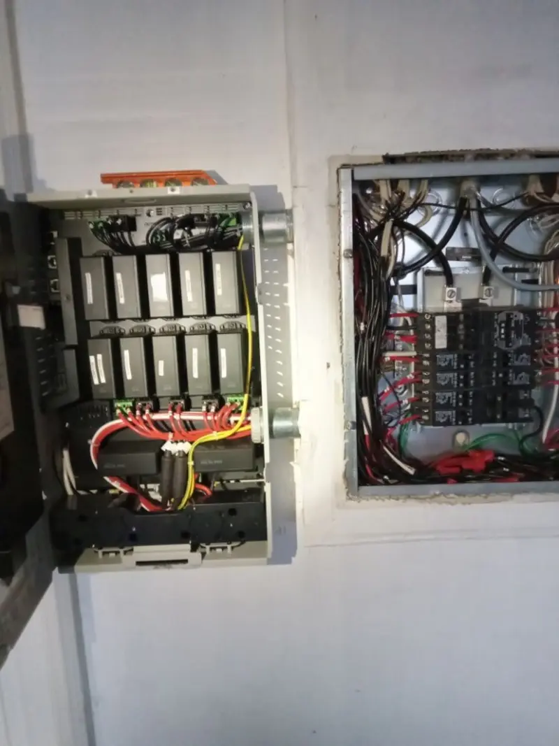 Electrical panel upgrade completed for Commercial Electrician Services in Bono